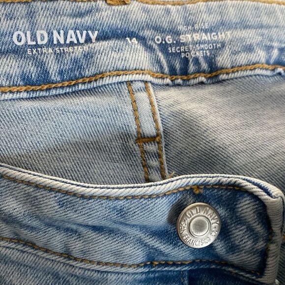 Old Navy High Ride OG Straight Secret Smooth Pockets Mittens Finish - Picture 7 of 13